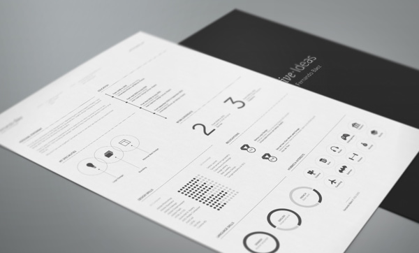 Free Minimal Resume Template by Fernando Báez