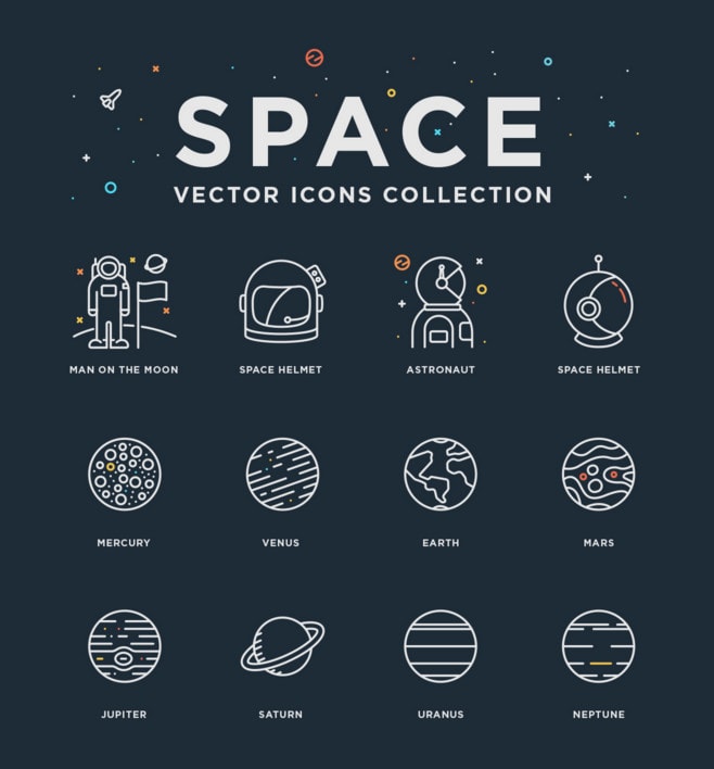 Space - Free Vector Icons Collection