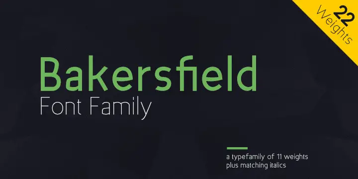 Bakersfield Font