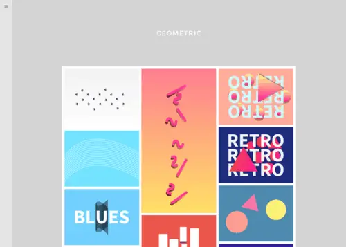 Geometric Free Minimal Tumblr Theme