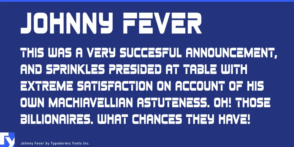 Johnny Fever Free 80's Fonts