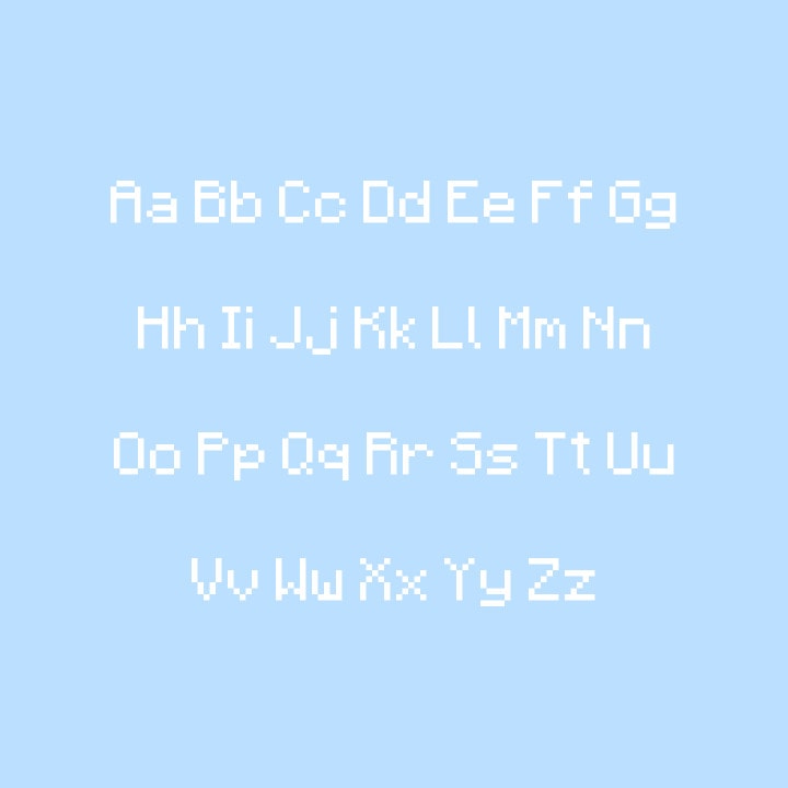 Minecraft Pixel Font Free Download