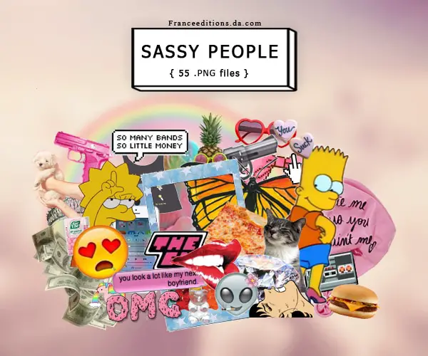 SA$$Y PEOPLE .png Pack by FranceEditions