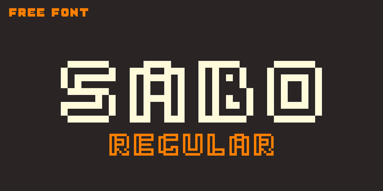 Sabo Free 80's Fonts
