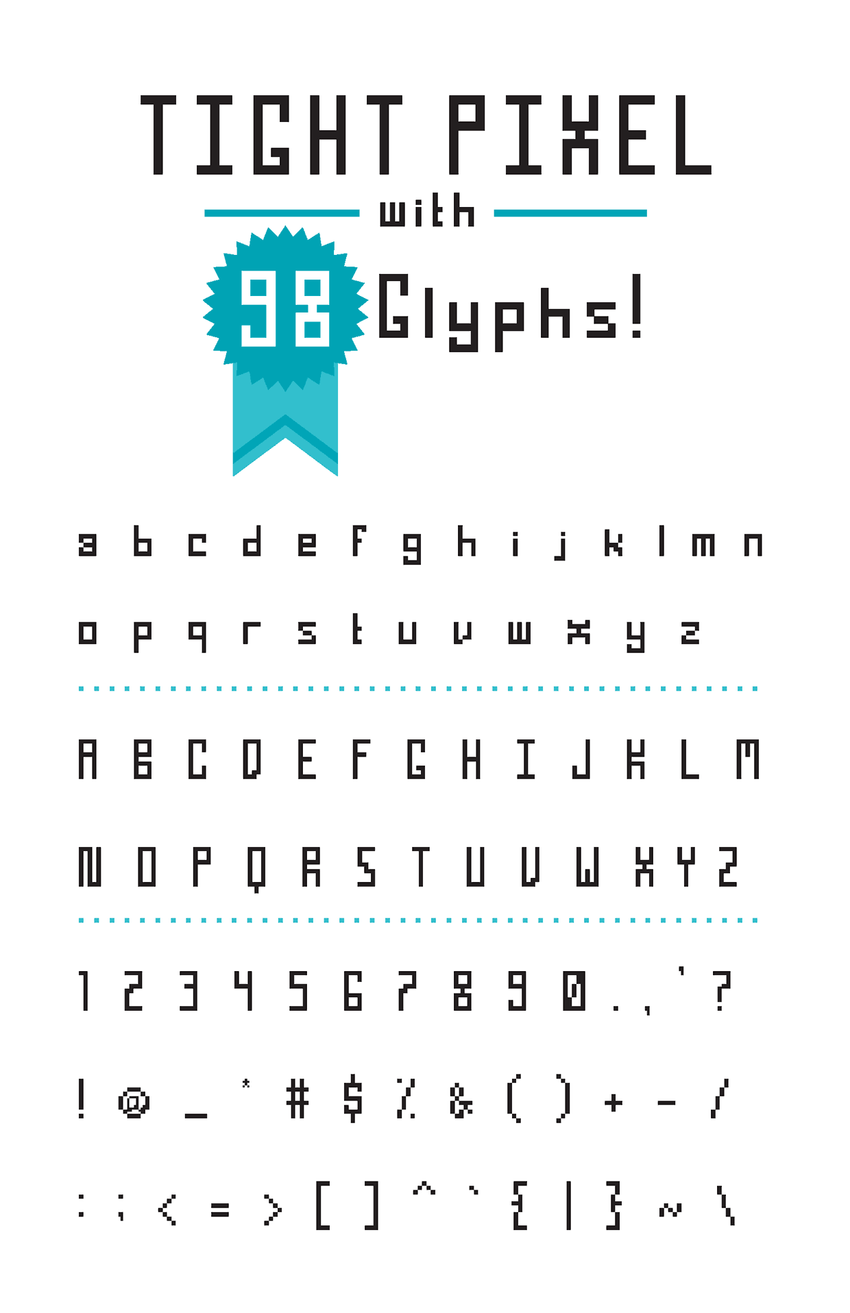 Tight Pixel Font Free Download