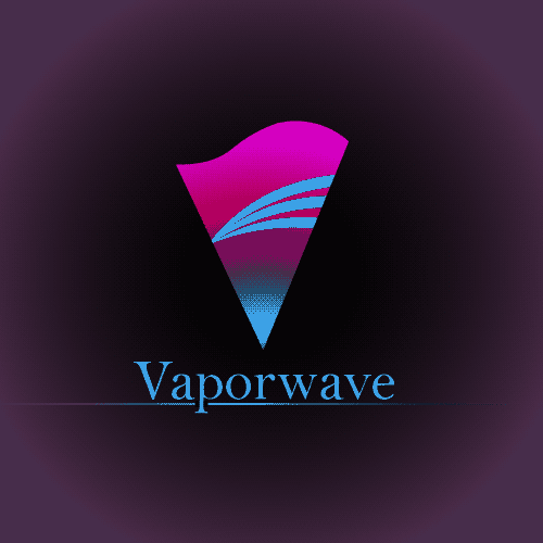 Vaporwave Logo Design
