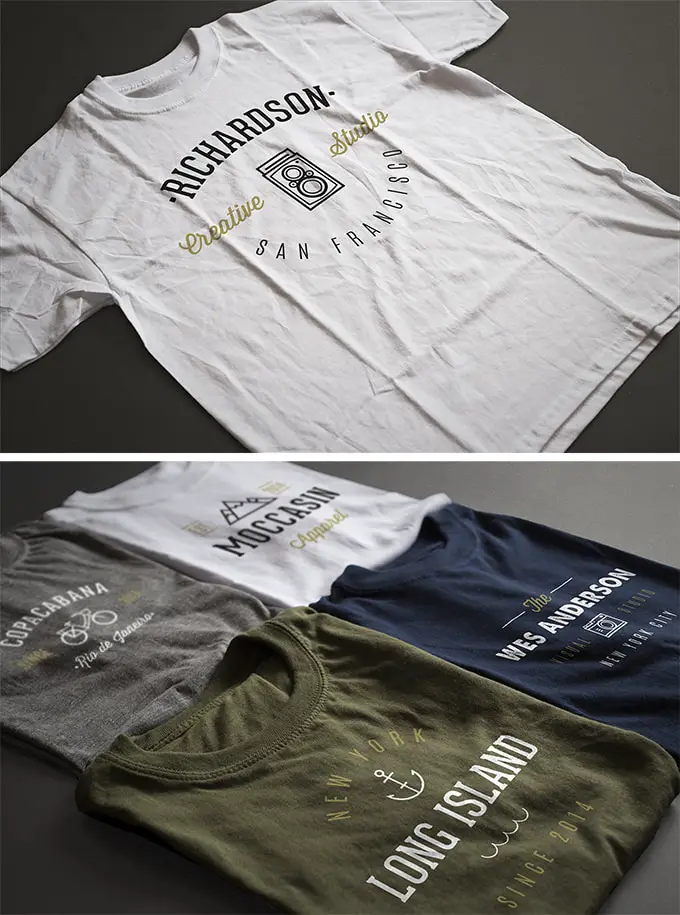 Free Photorealistic T-Shirt Mockup PSDs