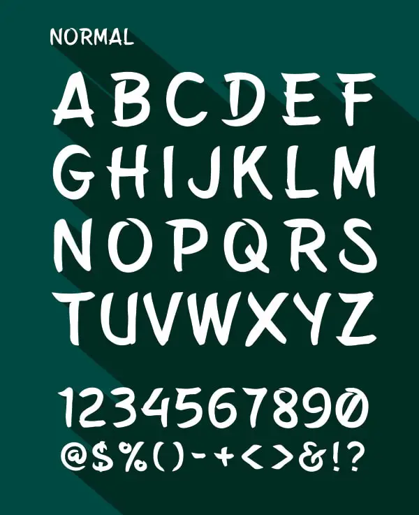 Belepotan Free Typeface
