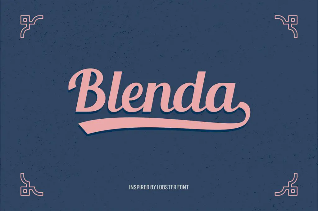 Blenda - Free Script Font