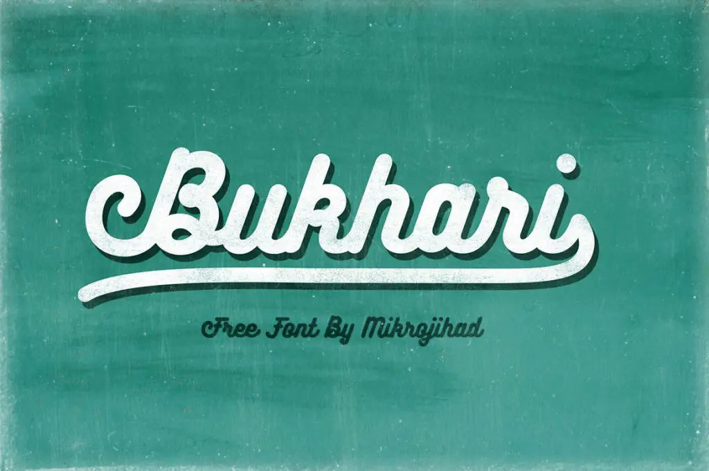 Bukhari - Free Script Font