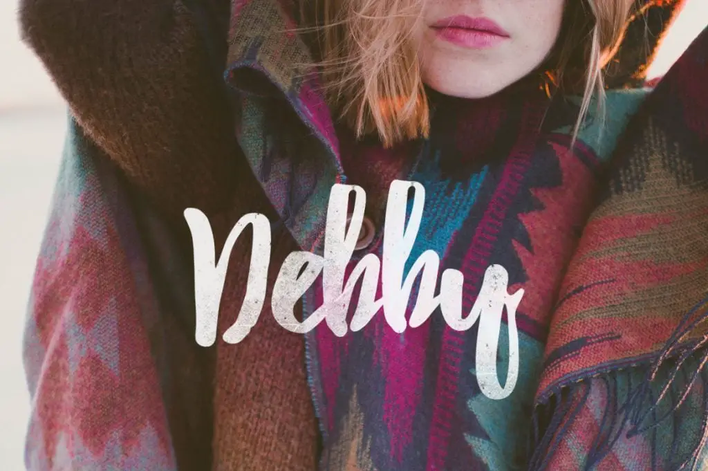 Debby - Free Brush Font