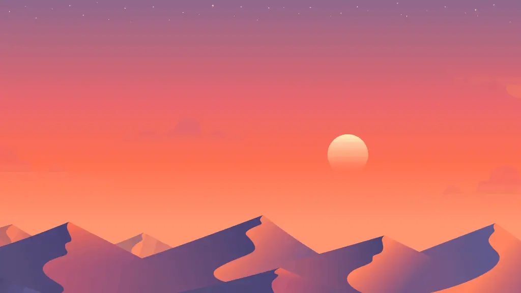 Desert Evening Desktop Wallpaper by Maria Shanina
