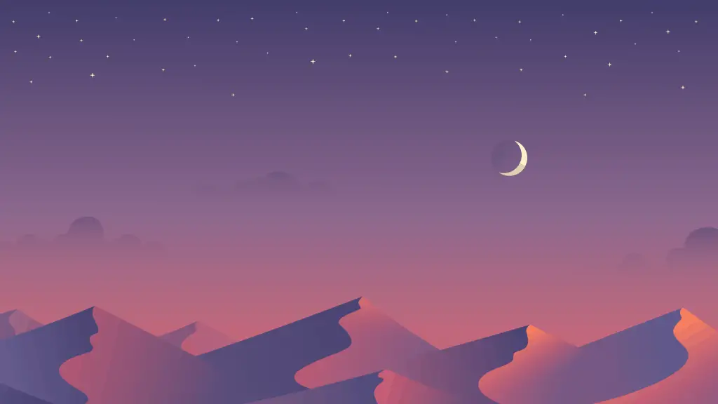 Desert Night Desktop Wallpaper by Maria Shanina