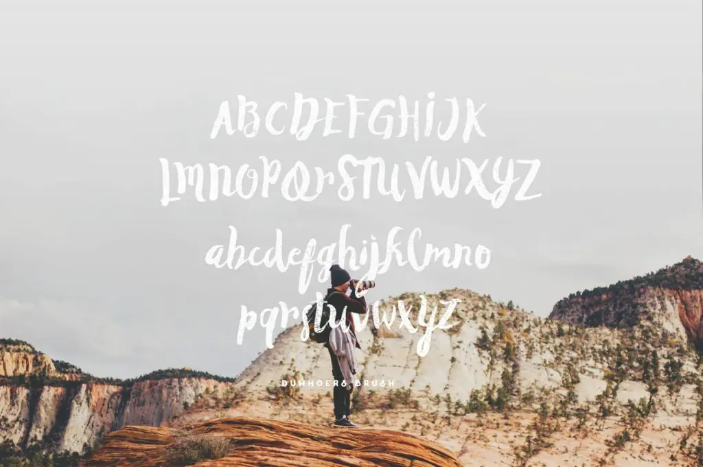 Duwhoers Brush - Free Font