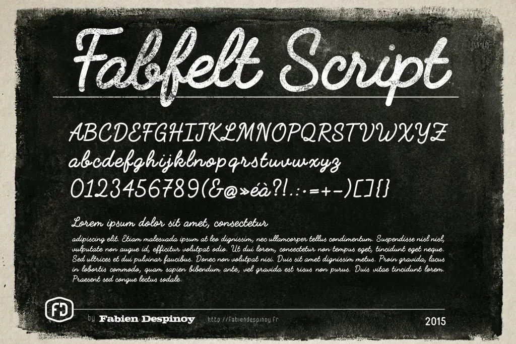 Fabfelt - Free Script Font