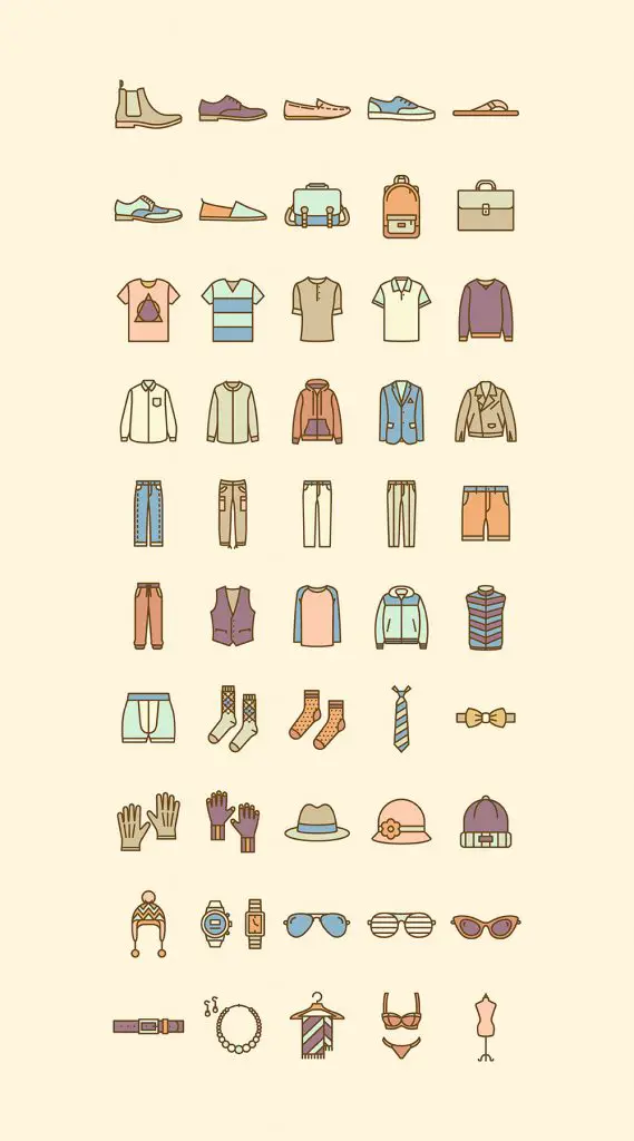 Fashion Vector Icon Set