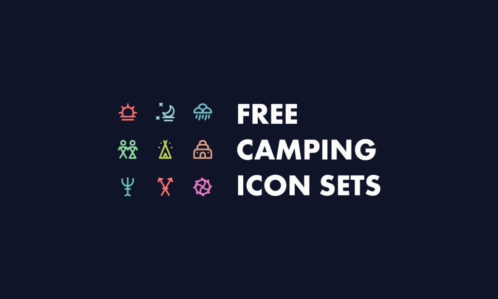 Camping Vector Icon Sets