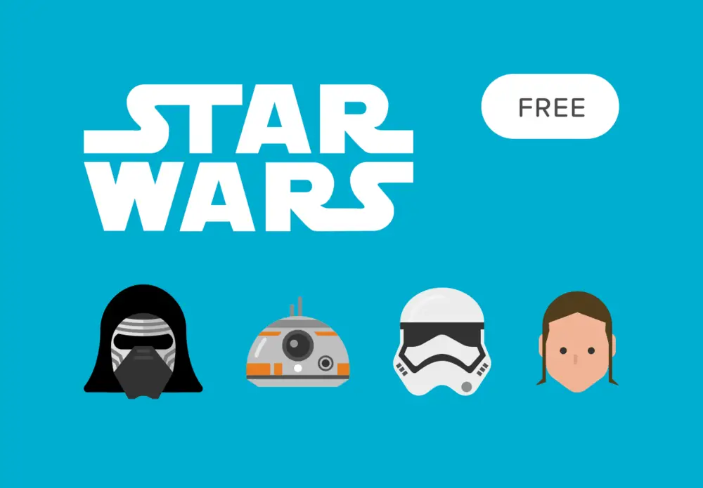 Free Star Wars - The Force Awakens Vector Icons