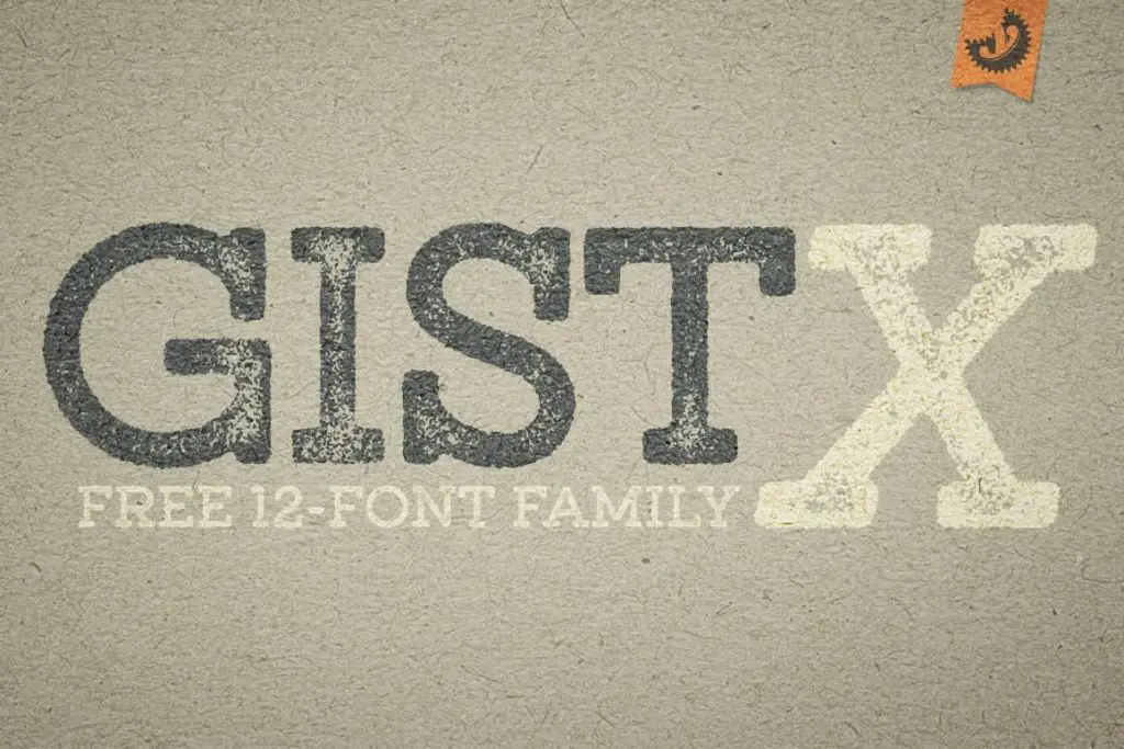 GistX - Free Slab Serif Font