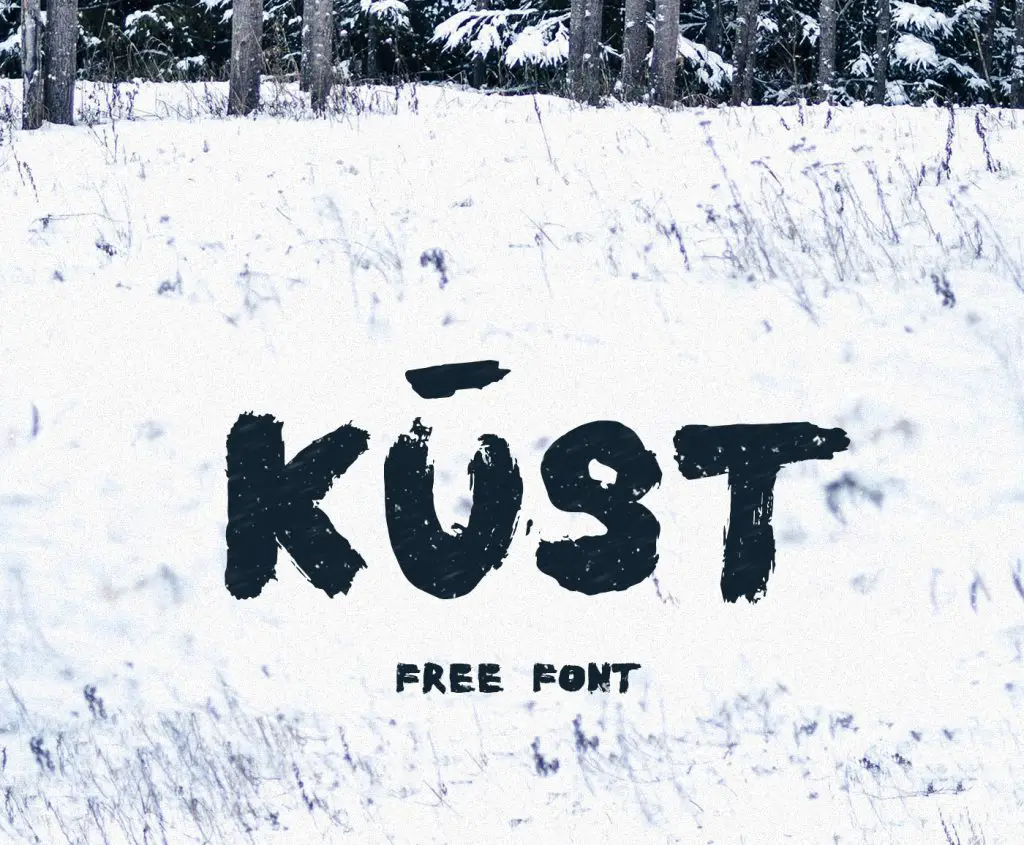 KUST Brush Font