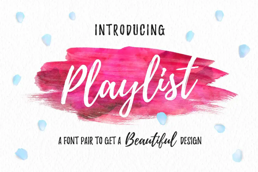 Playlist - Free Font