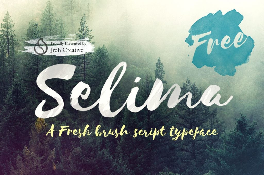 Selima - Free Brush Script Typeface