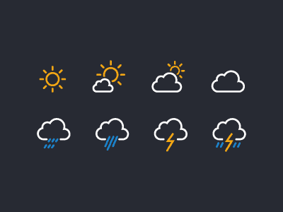 Free Weather Underground Icons