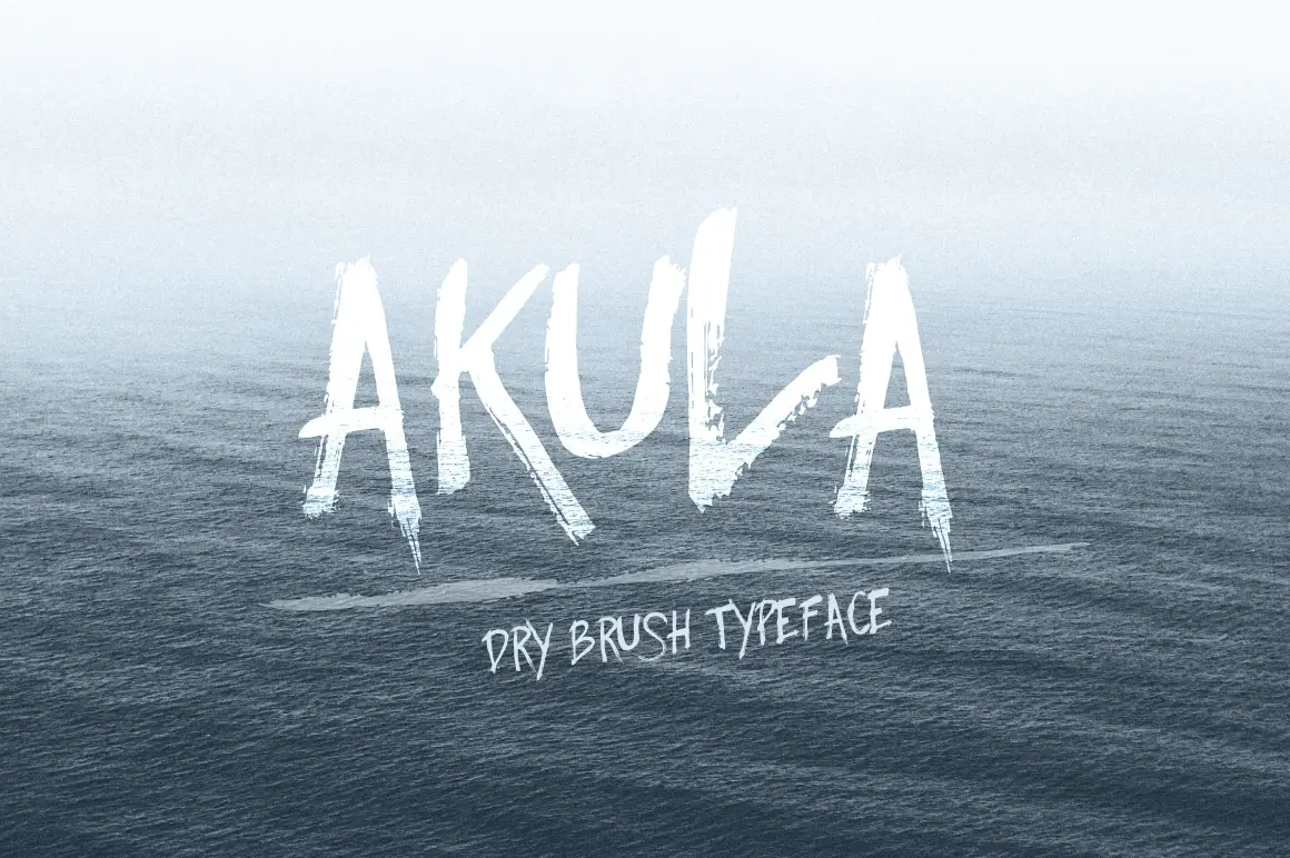 Akula - Best Premium Brush Font