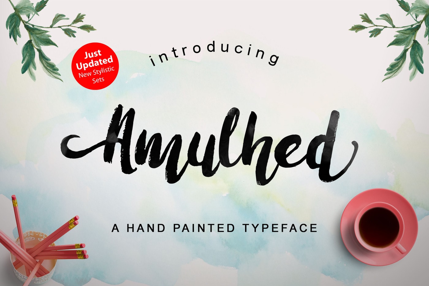 Amulhed - Premium Hand Painted Font