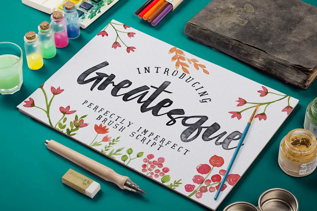 Greatesque - Premium Brush Script Font