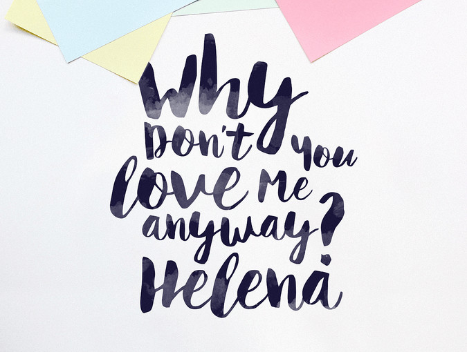 Helena - Premium Brush Font