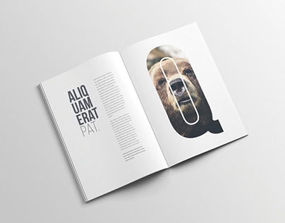 Advanced A4 Magazine PSD Mockup