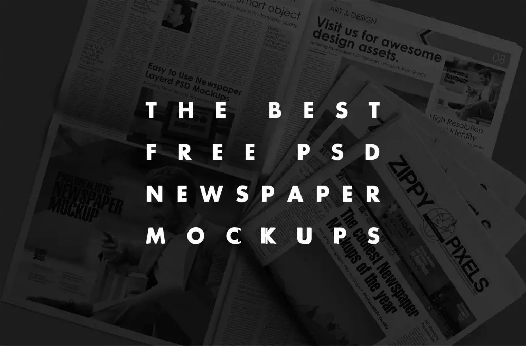 The Best Free PSD Newspaper Mockups