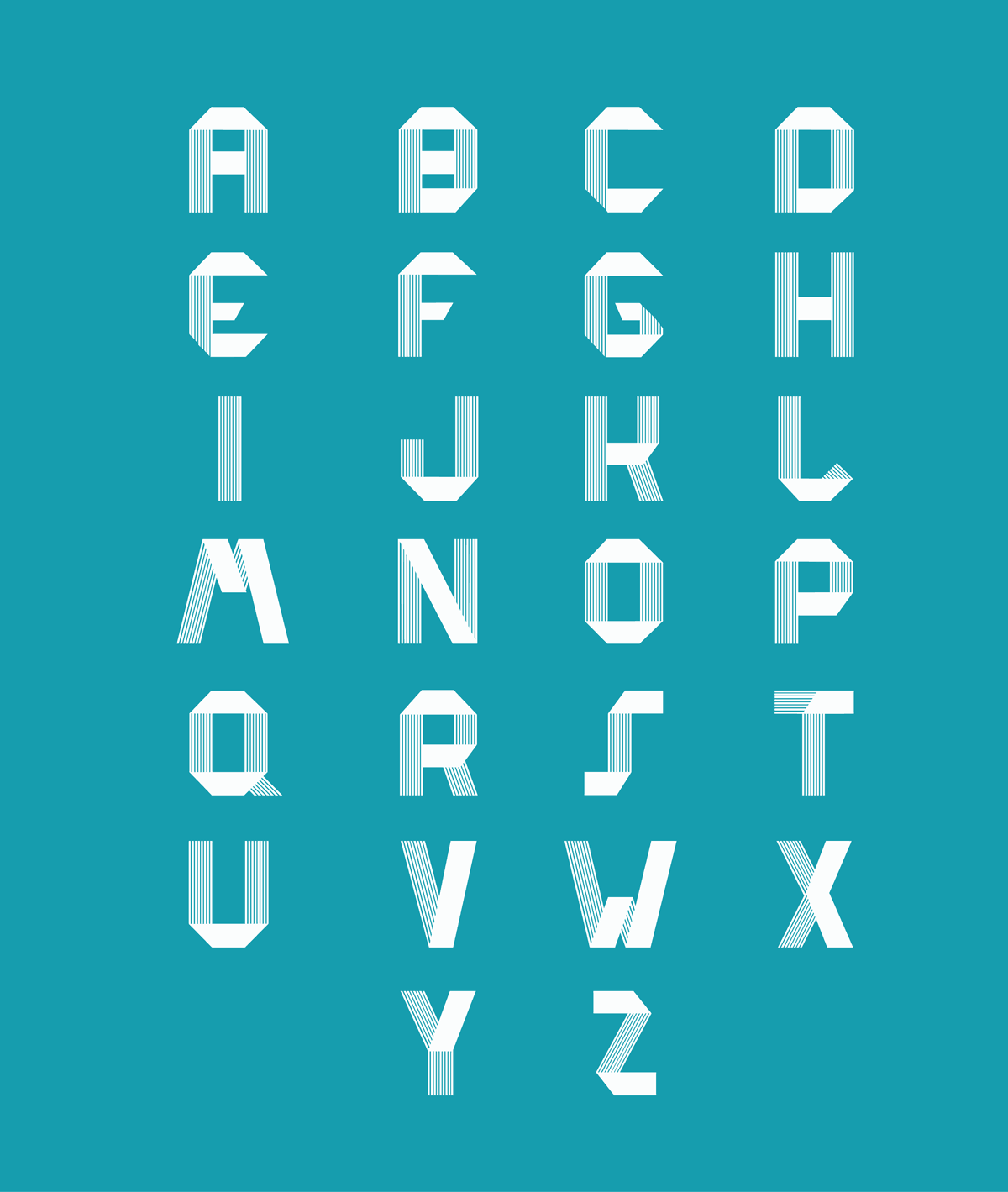 Free 3D Font - RIDGE