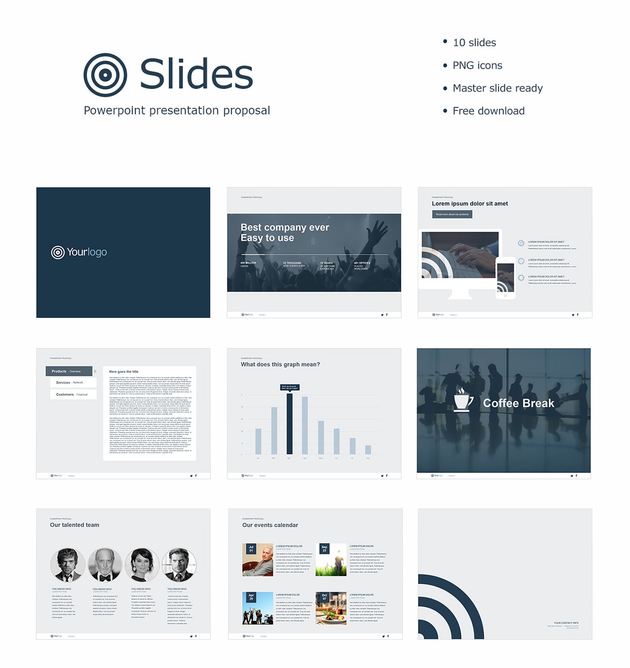 Slide Powerpoint Template from www.hipsthetic.com