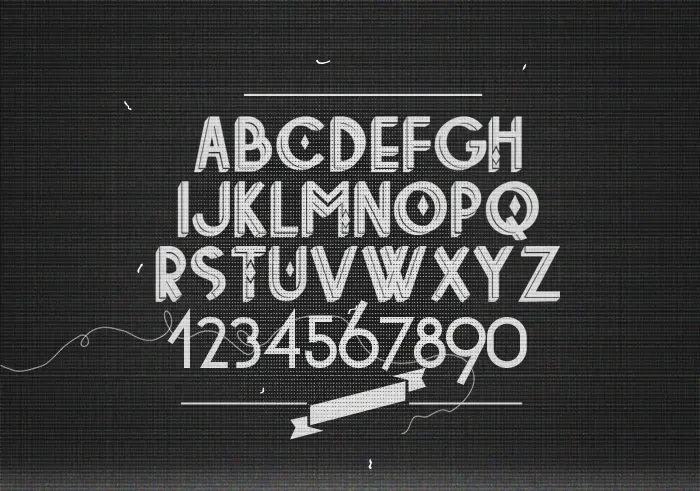 Free 3D Font - Tetra