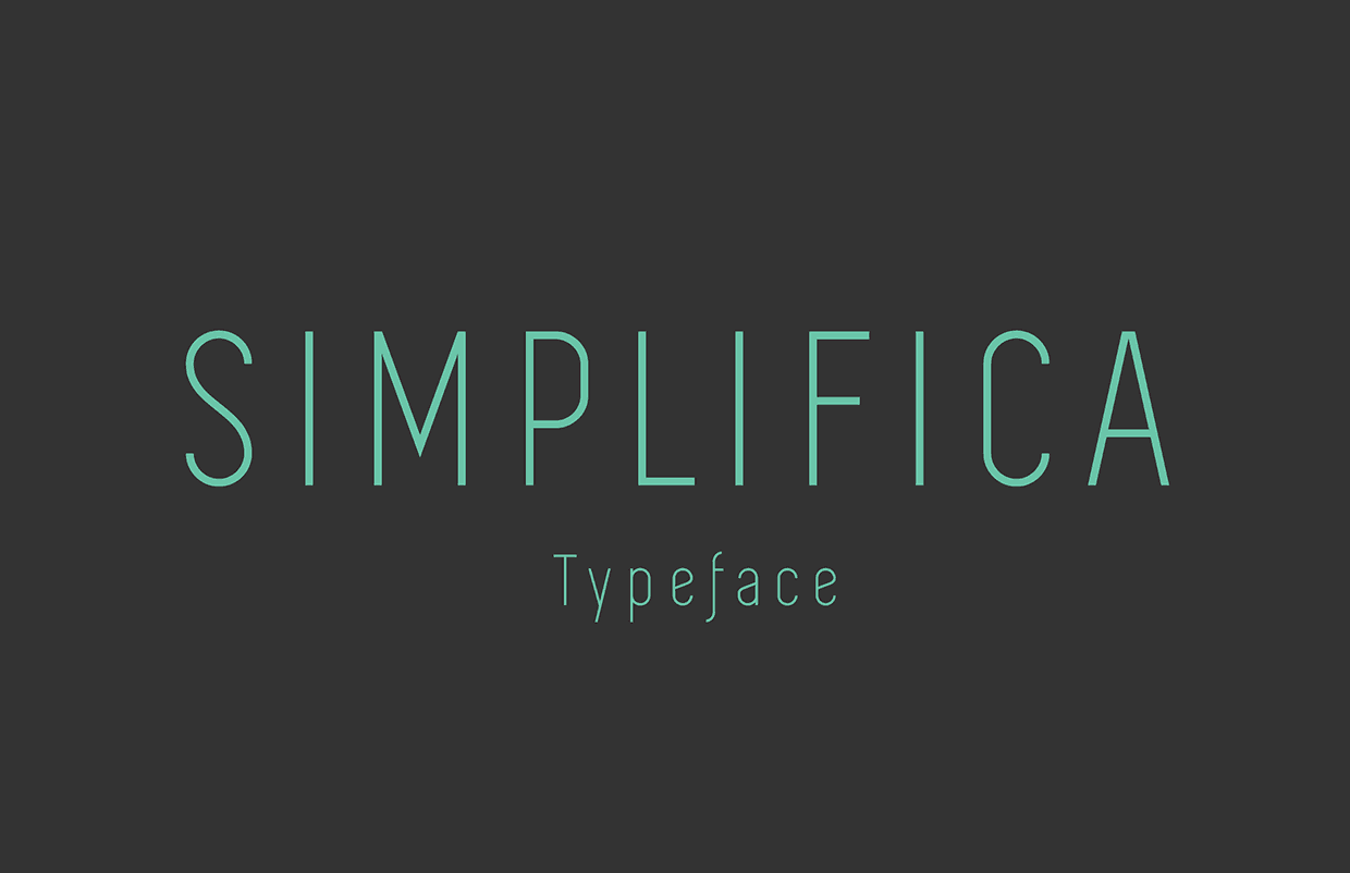 Free Minimal Font - Simplifica
