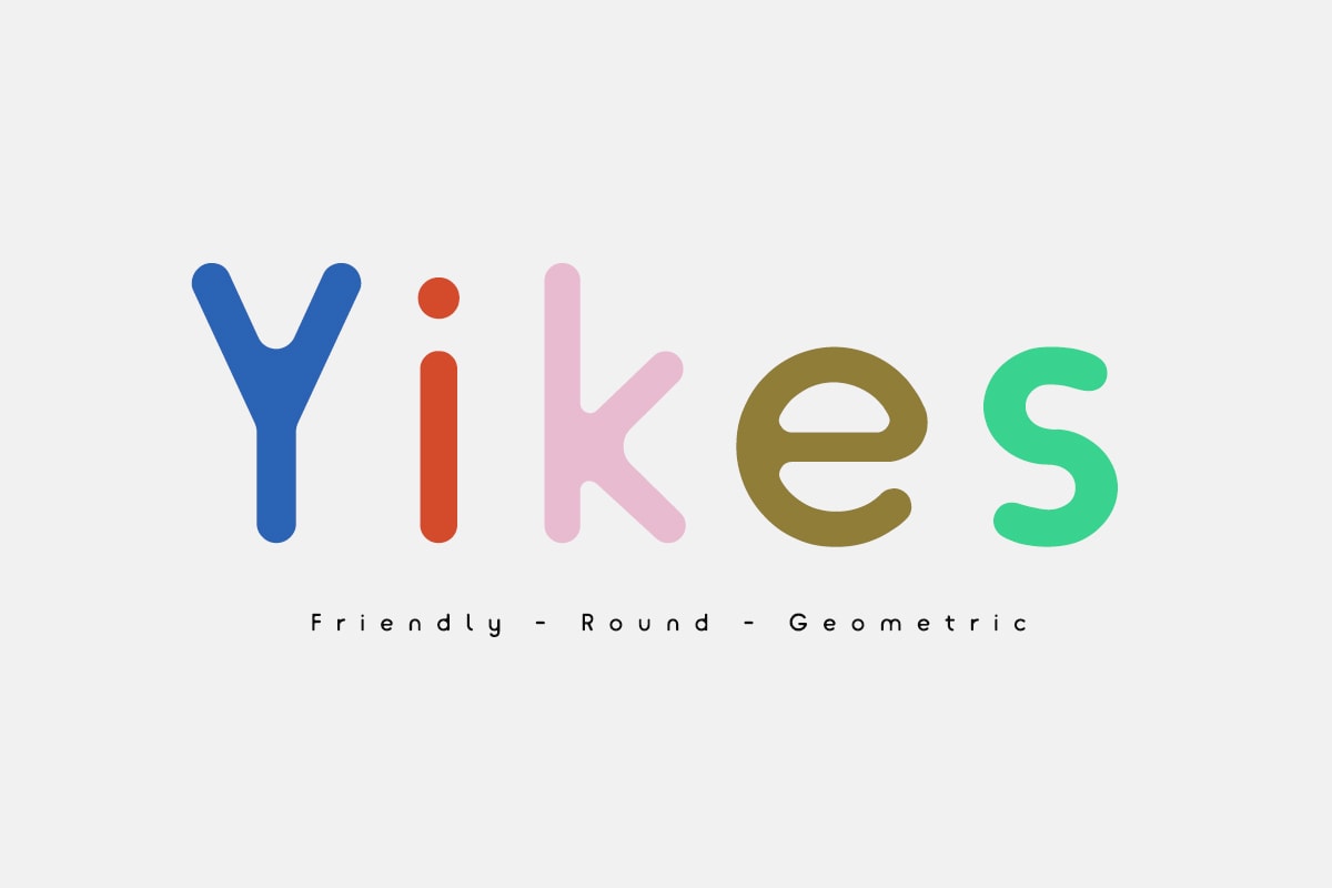 Free Minimal Font - Yikes