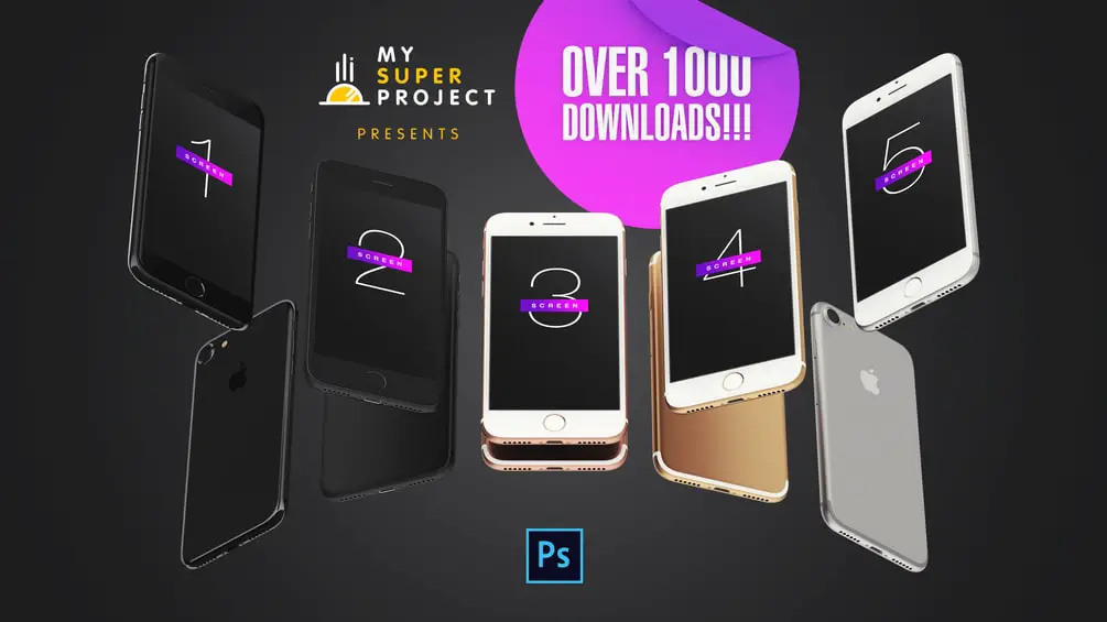 Free PSD iPhone UI Mockup