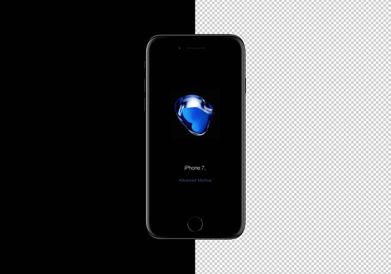 Free iPhone 7 Photoshop Mockup