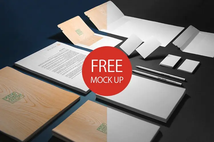 Free Branding PSD Mockup