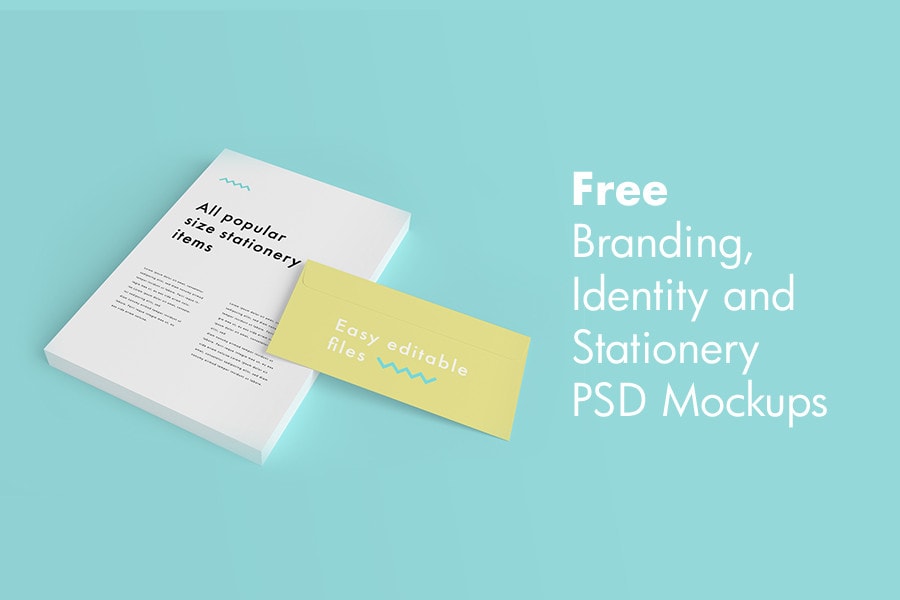 Free PSD Branding, Identity and Stationery Mockups