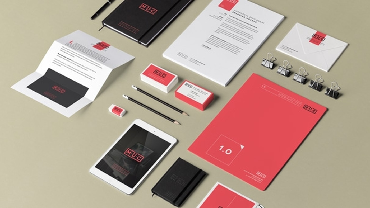 Free Stationery Branding PSD Mockup