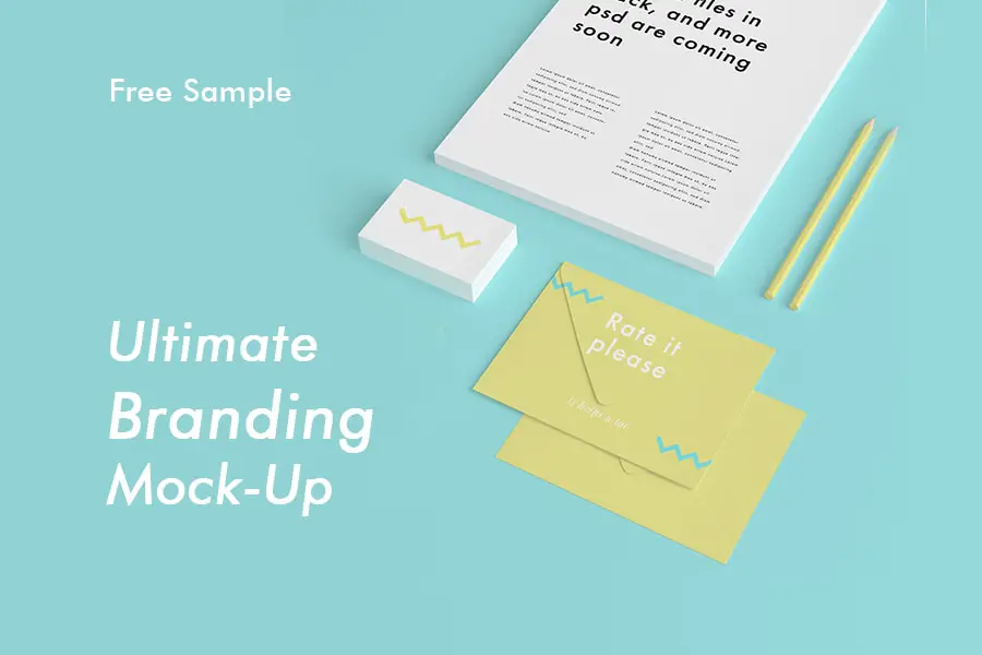 Ultimate Branding Mockup - Free PSD Sample