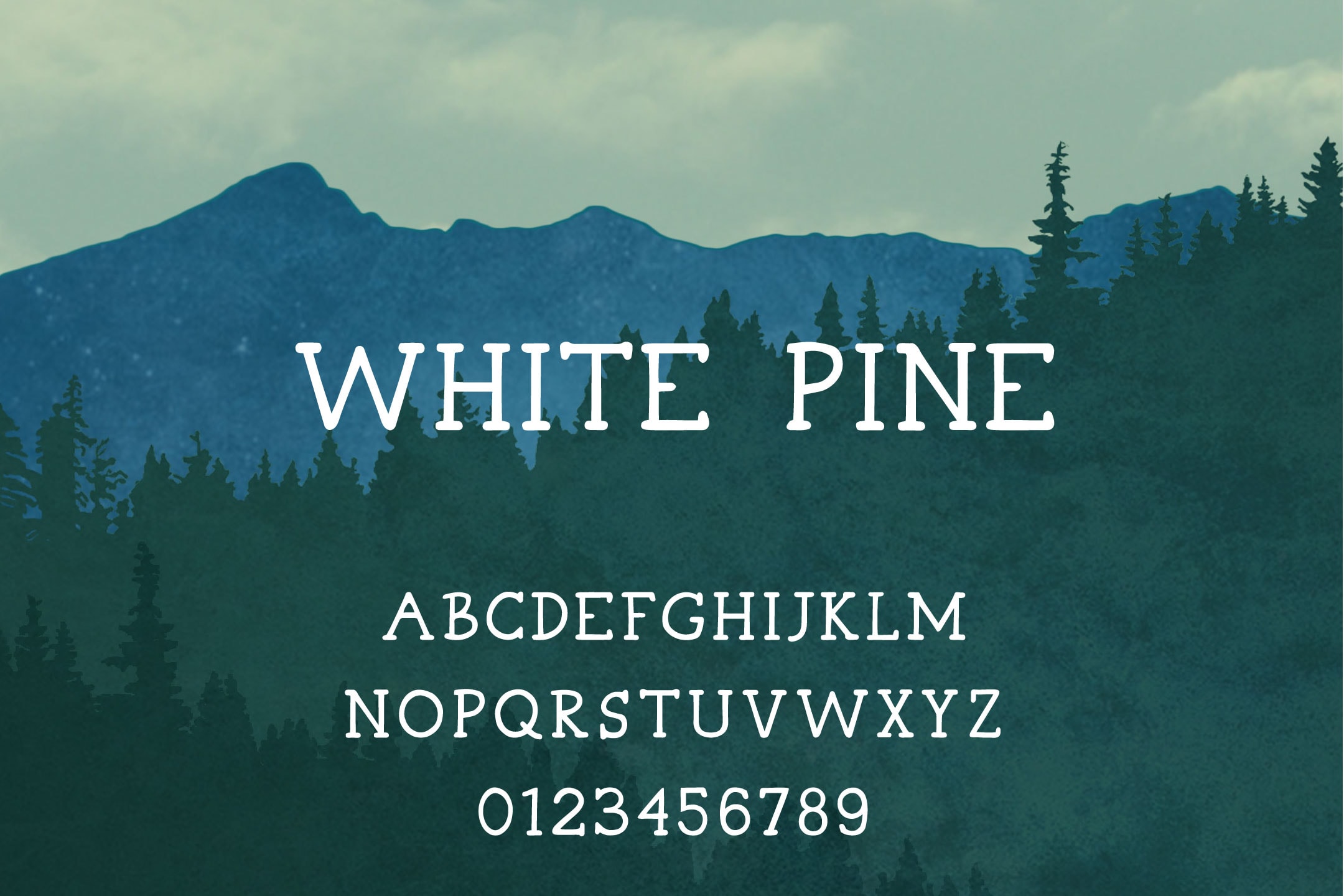 Free Hipster Font - White Pine