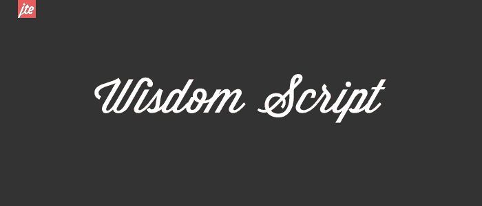 Free Hipster Font - Wisdom Script