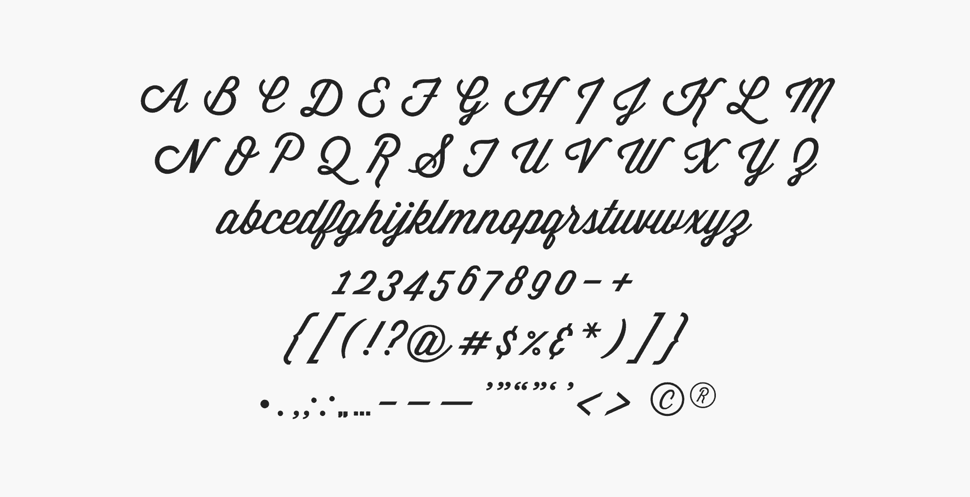 Free Hipster Font Characters - Wisdom Script