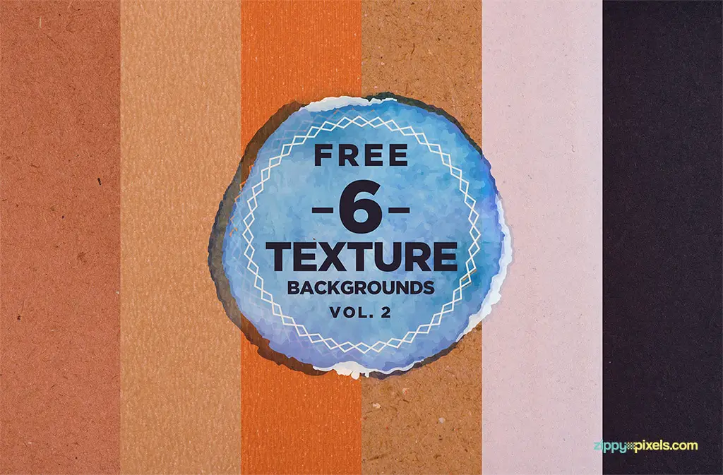 Six Free Paper Texture Backgrounds Pack