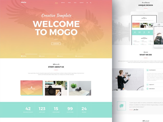 Moog-free-one-page-psd-template