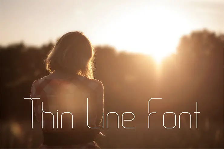 Thin-Line-Font